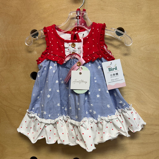 Red White & Blue Patriotic Outfit NEW!