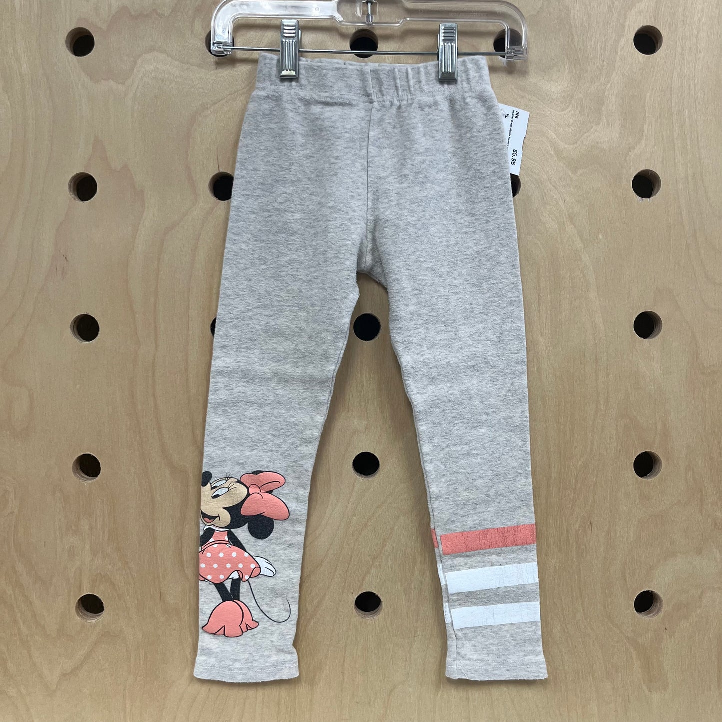 Heather Cream Minnie Fleece Leggings