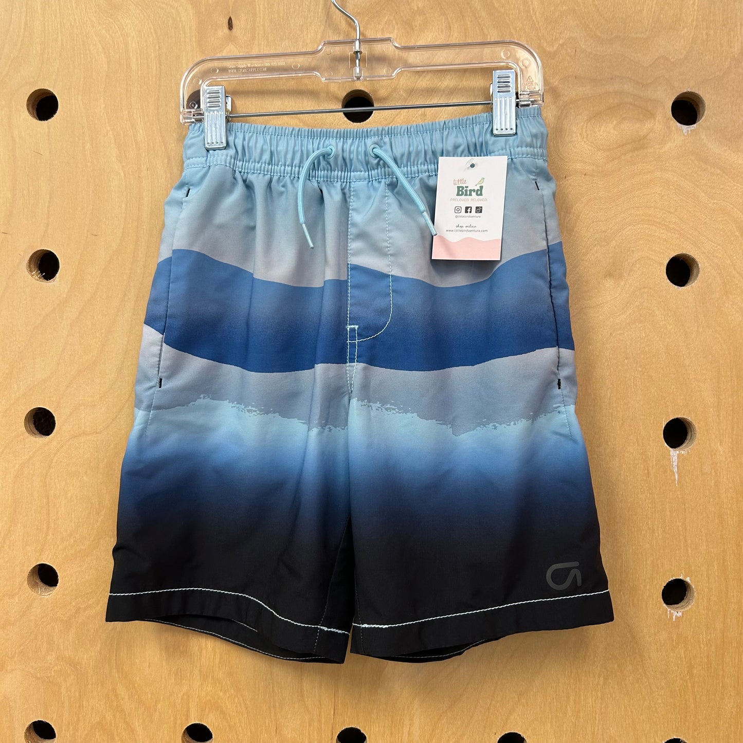 Blue Swim Trunks