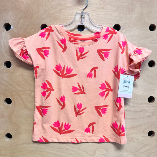 Peach Tulips Tee