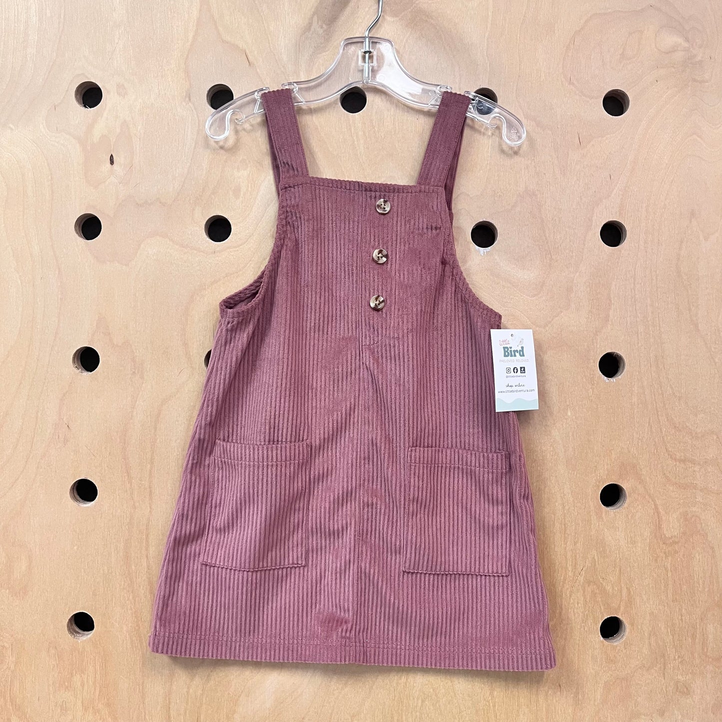 Dusty Pink Cord Jumper