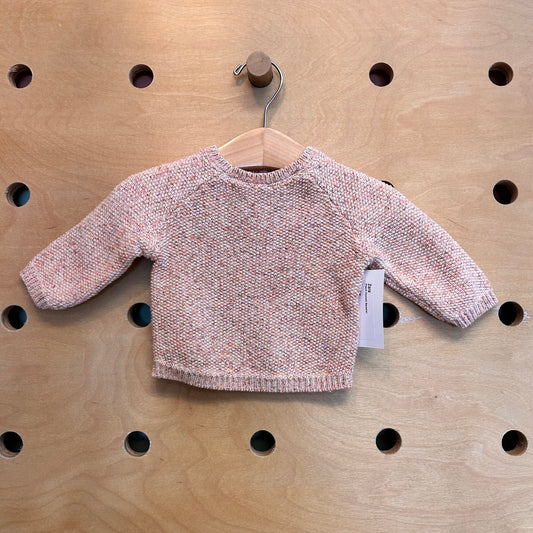 Peach Confetti Sweater