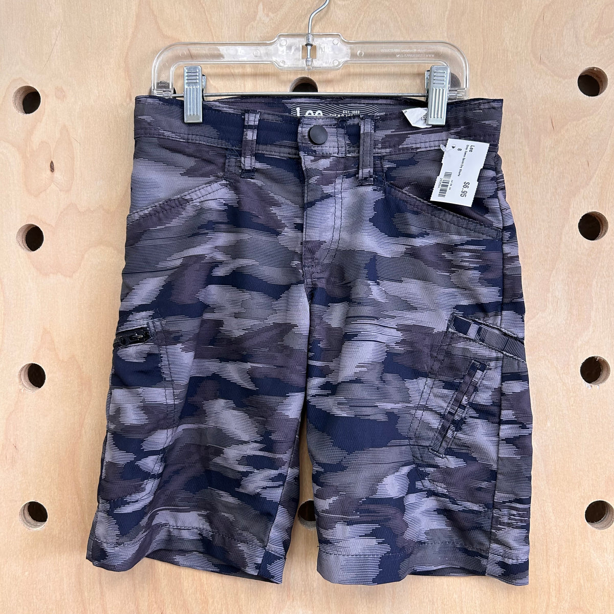 Grey Camo Quick Dry Shorts