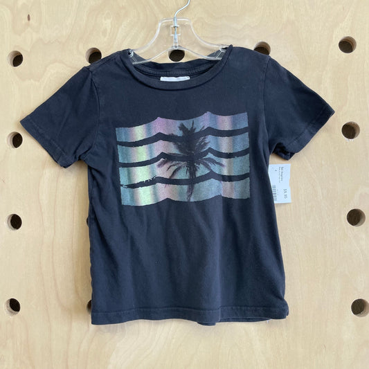 Black Sunset Palm Tee