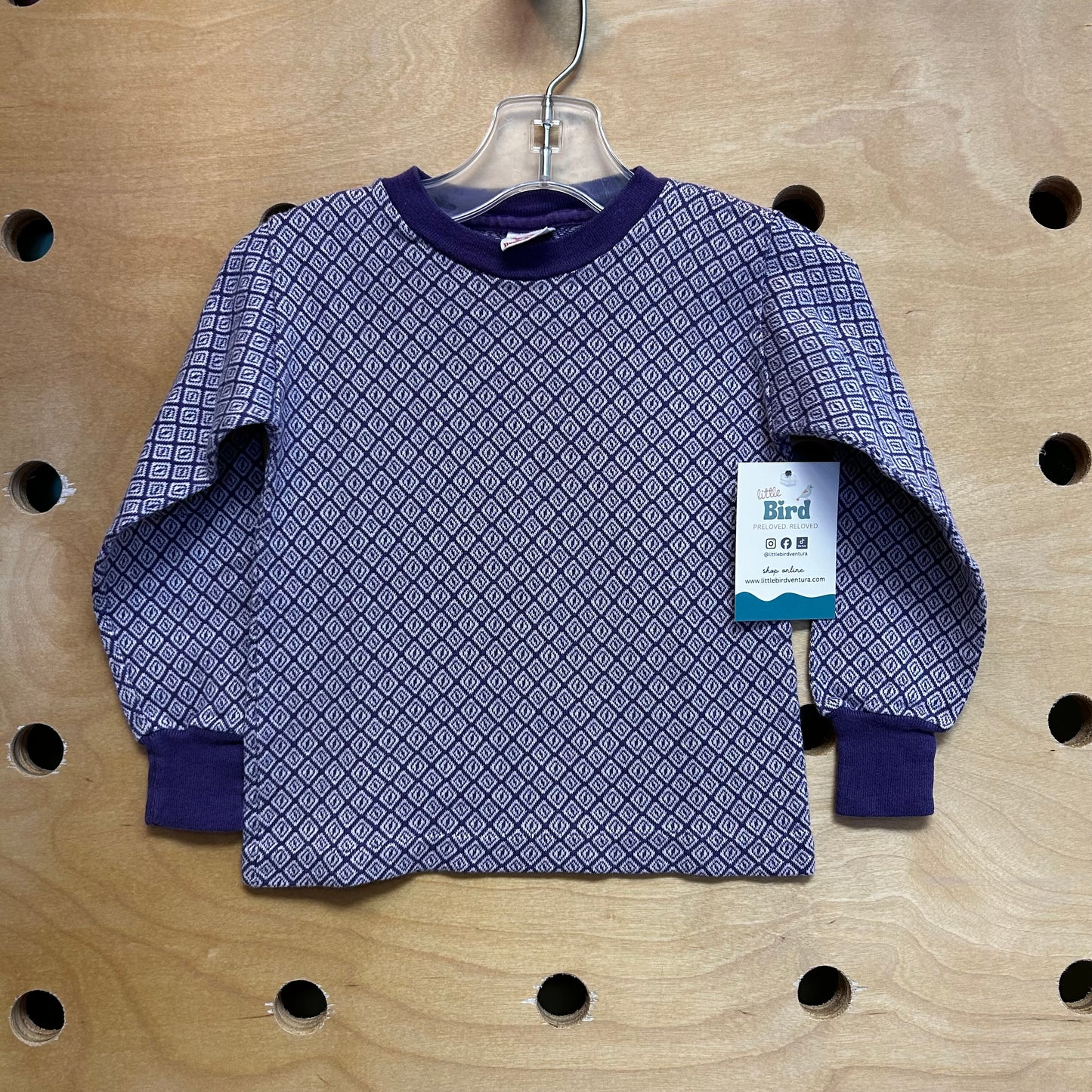Buster Brown Purple Knit Long Sleeve