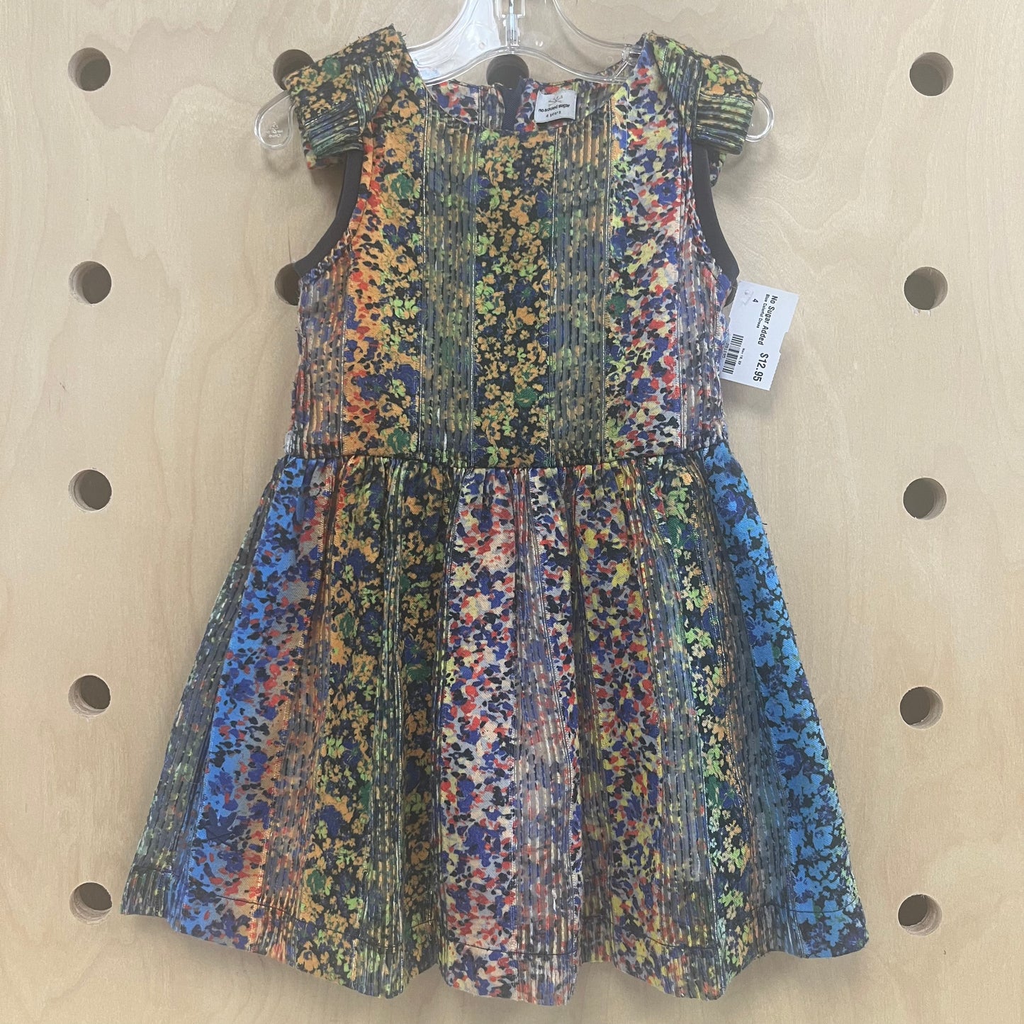 Blue Colorful Dress