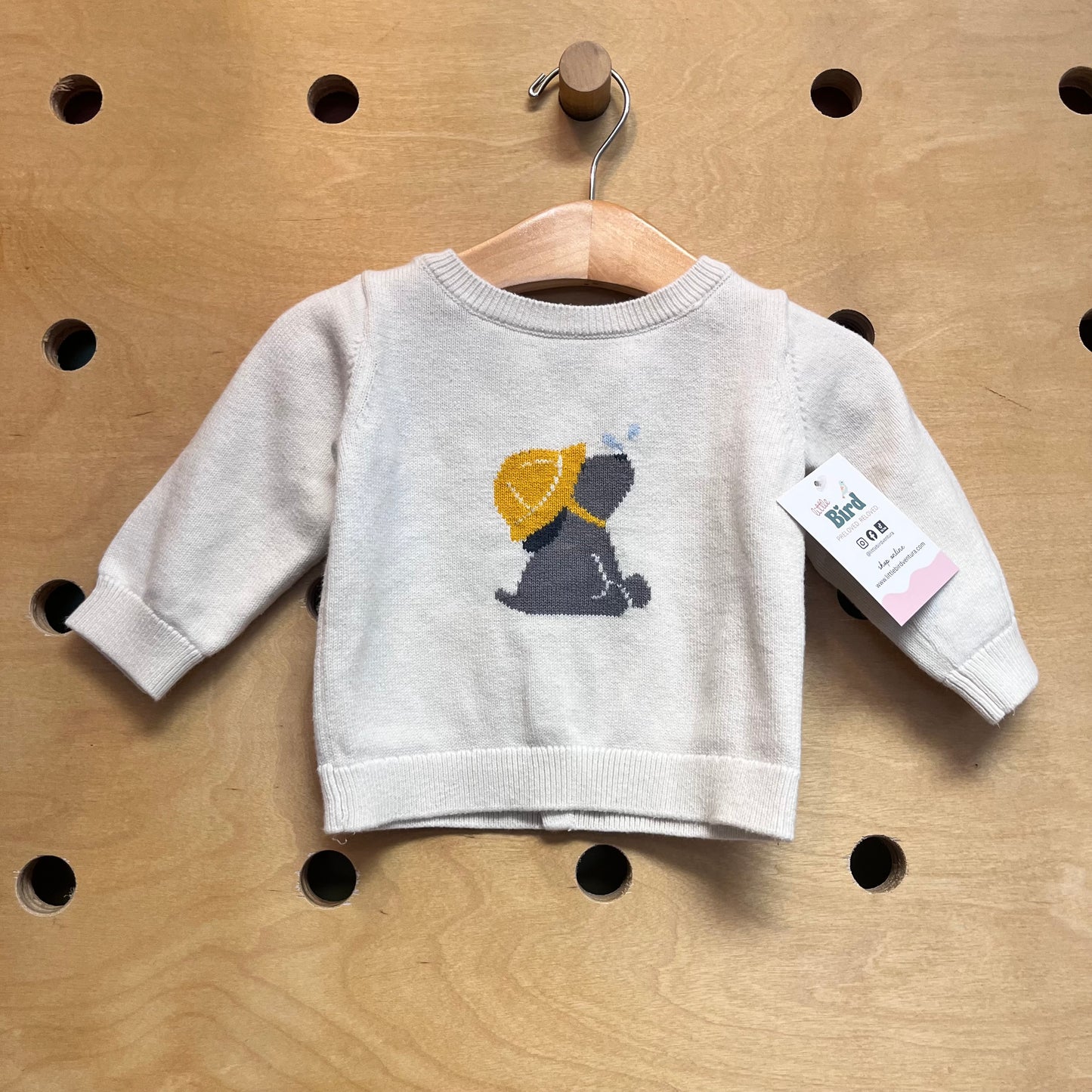 White Firefighter Dog Sweater