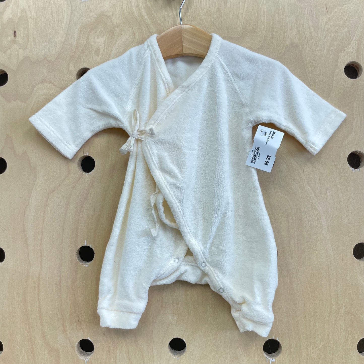 Cream Wrap Romper