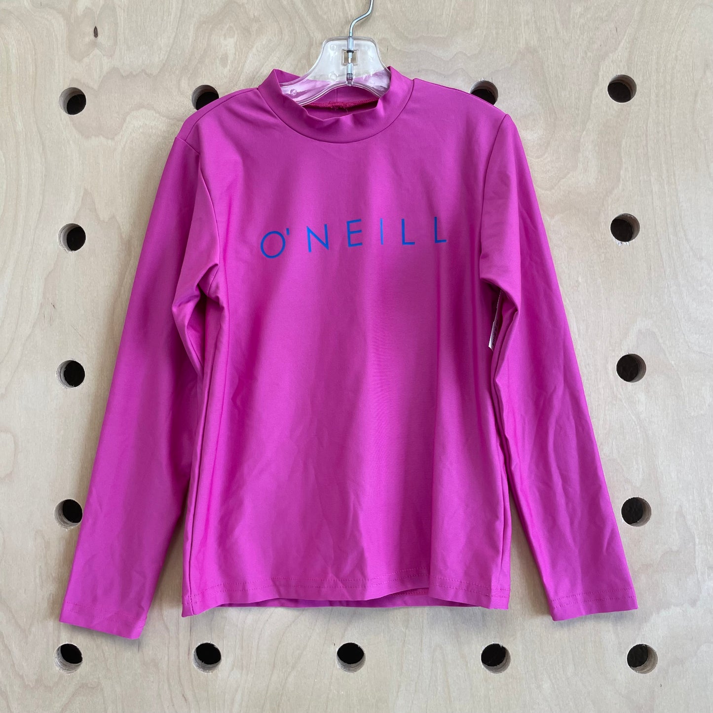 Pink + Blue Logo LS Swim Tee