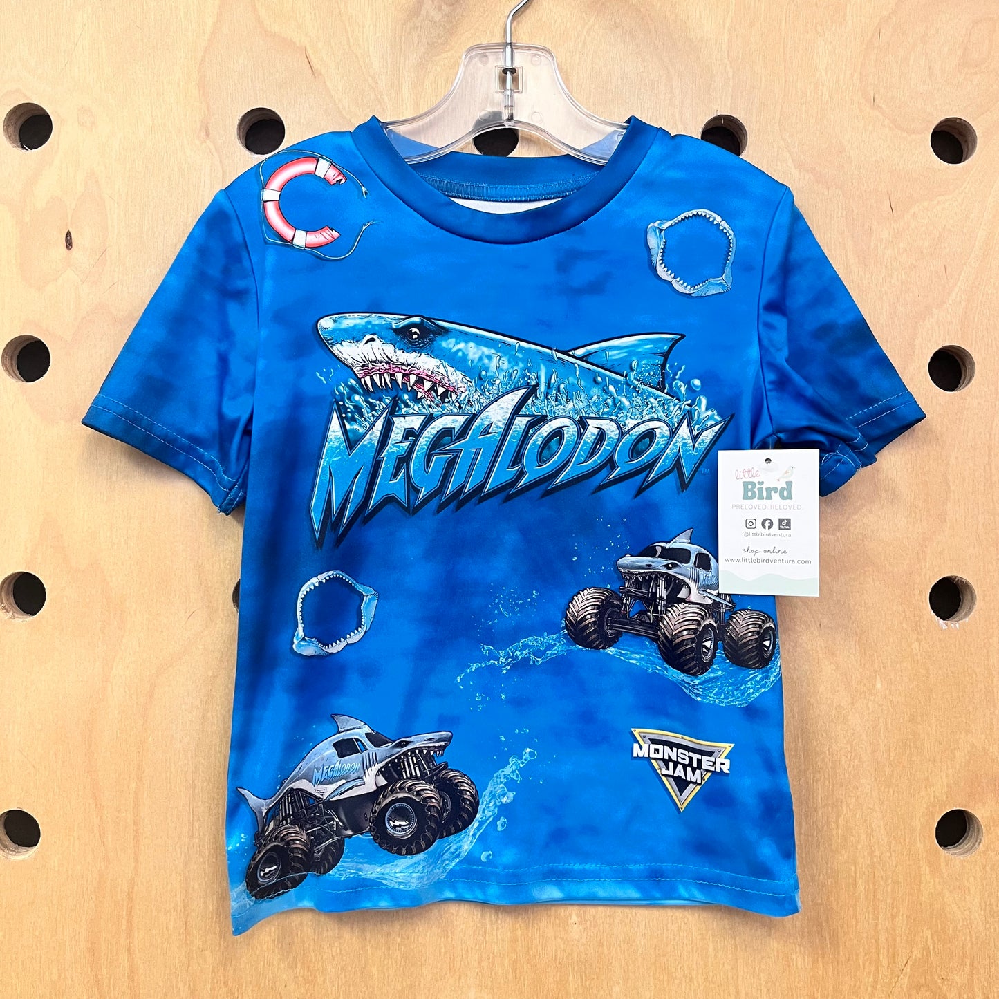 Blue 'Megladon' Monster Truck Tee