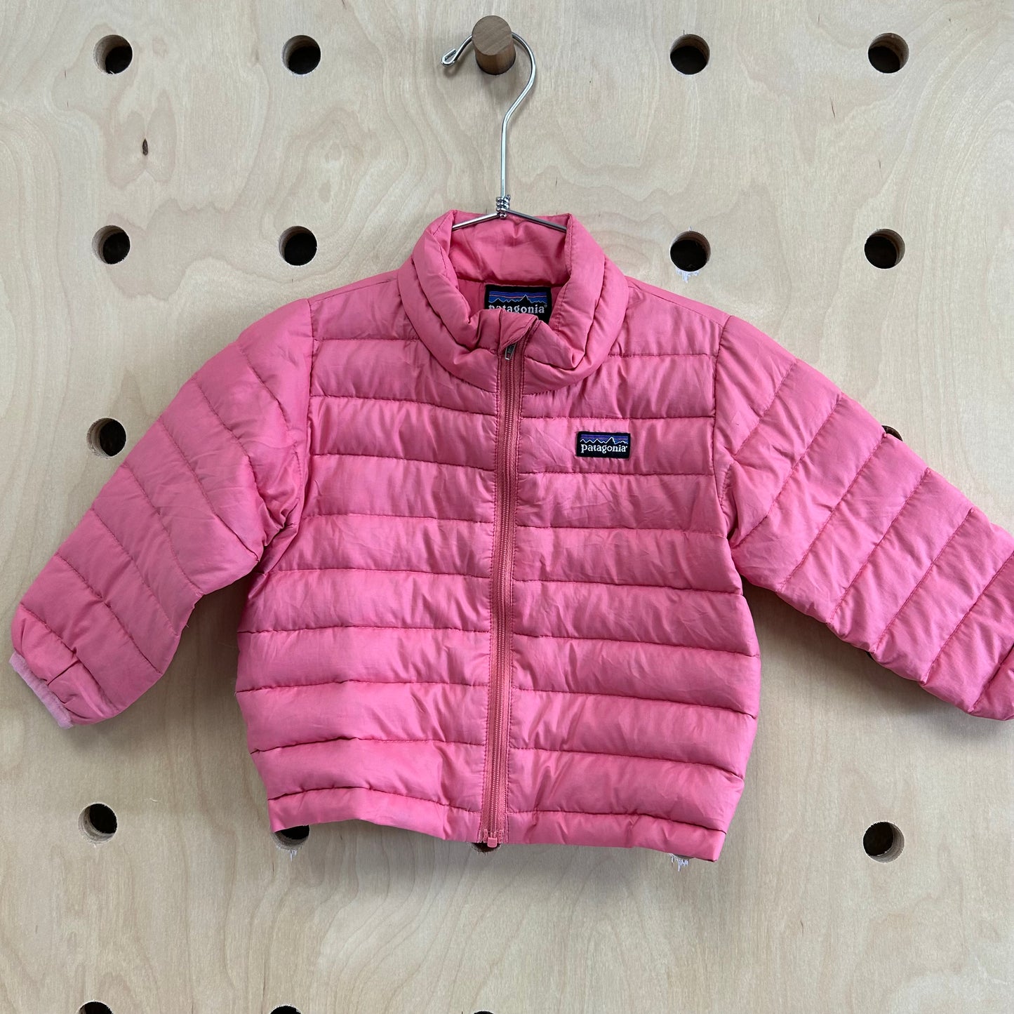 Pink Down Sweater Jacket
