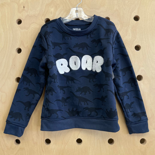 Blue Roar Dino Crewneck