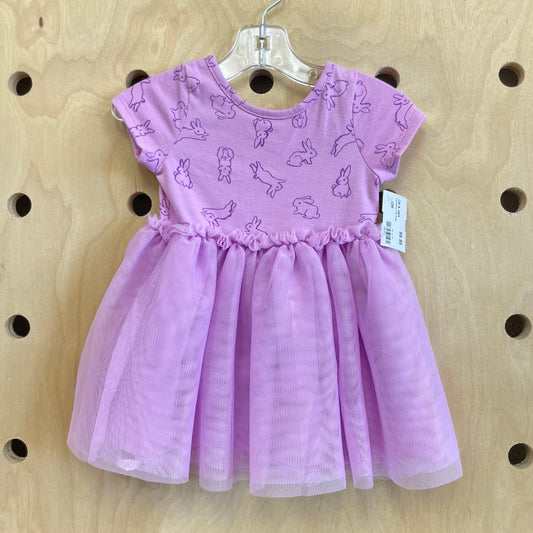 Pink Bunny Tulle Dress