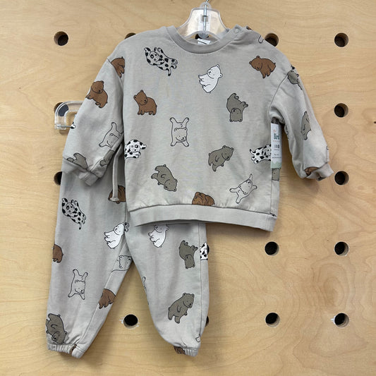 Beige Animals Outfit