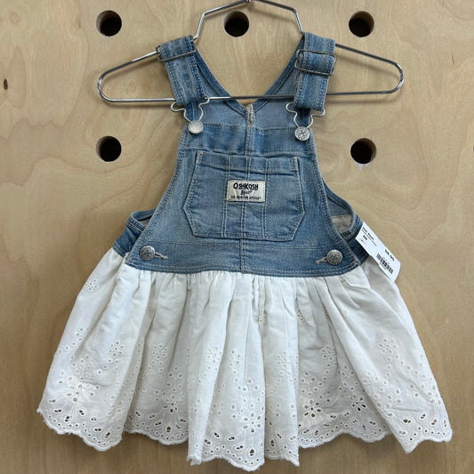 Denim Eyelet Jumper