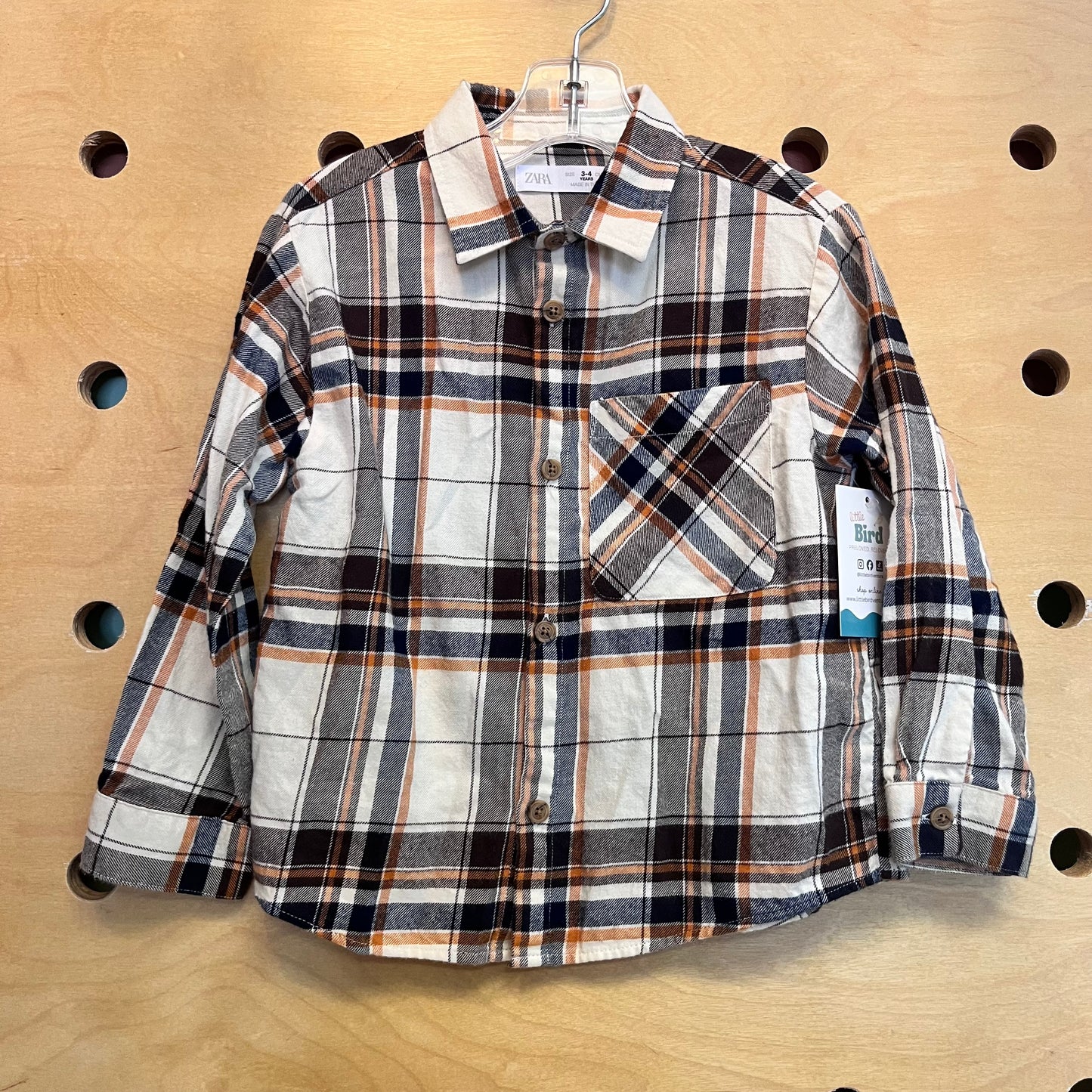 Brown/Navy Flannel