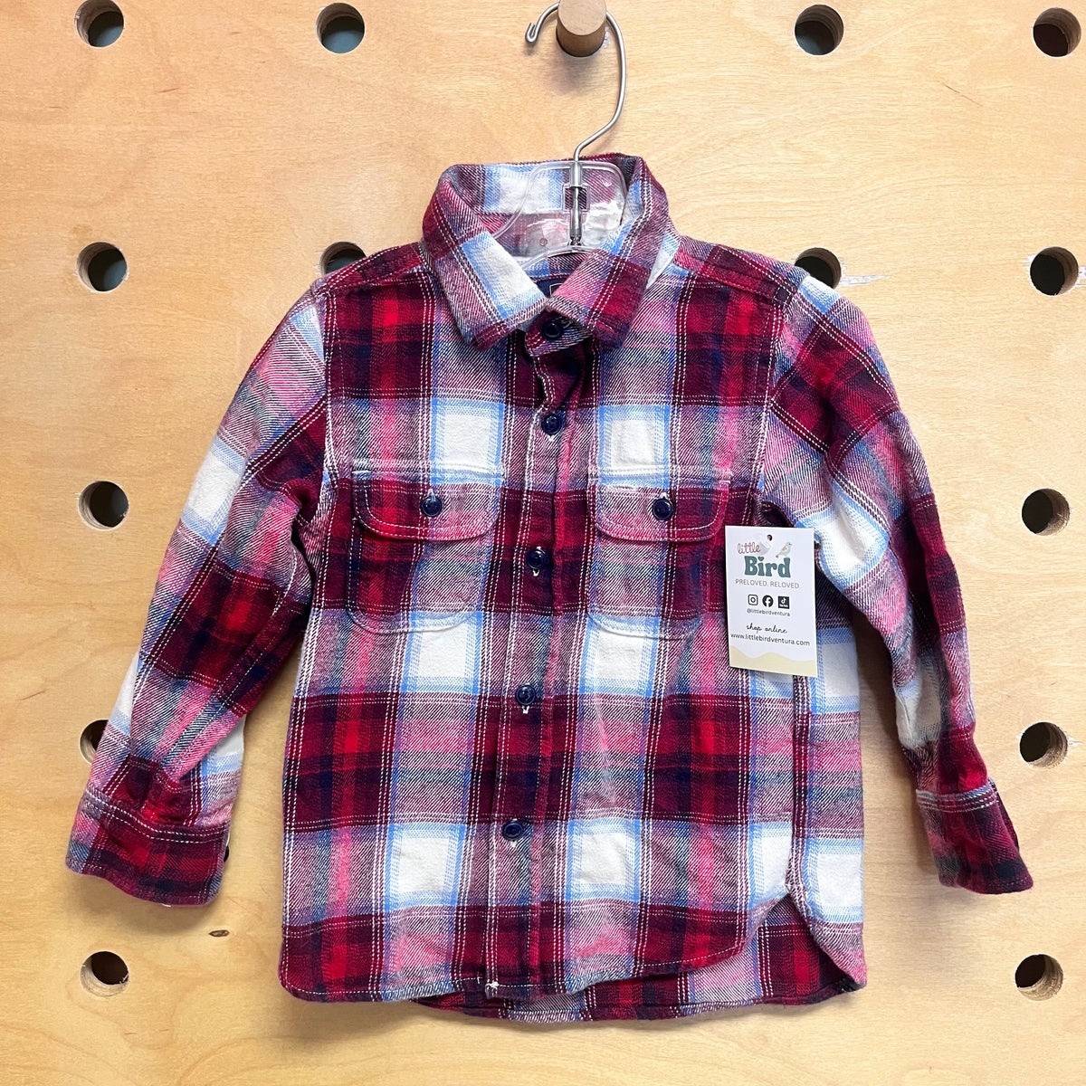 Red/Blue Pendelton Flannel