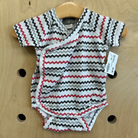 Organic Cotton Zig Zag Bodysuit