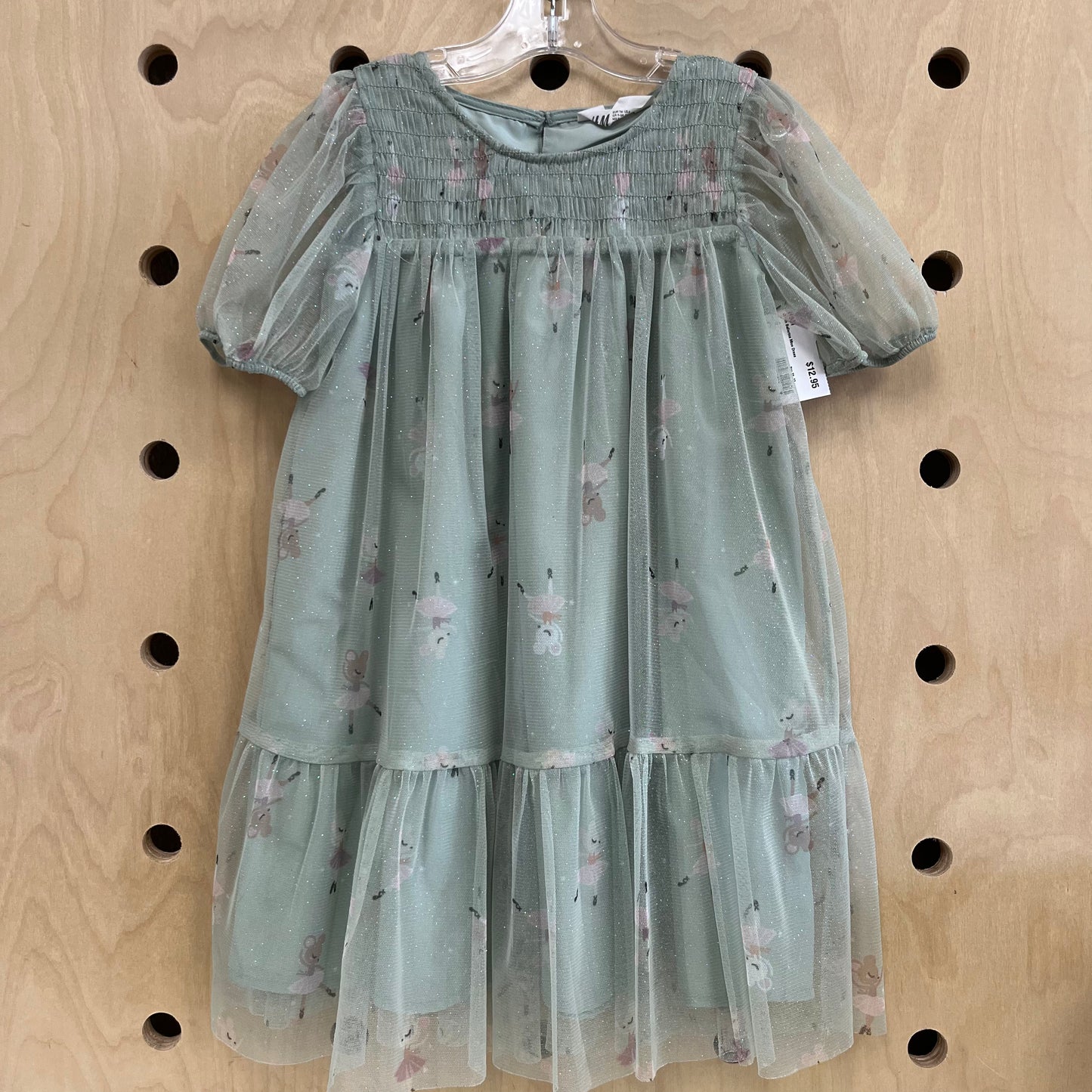 Green Ballerina Mice Dress
