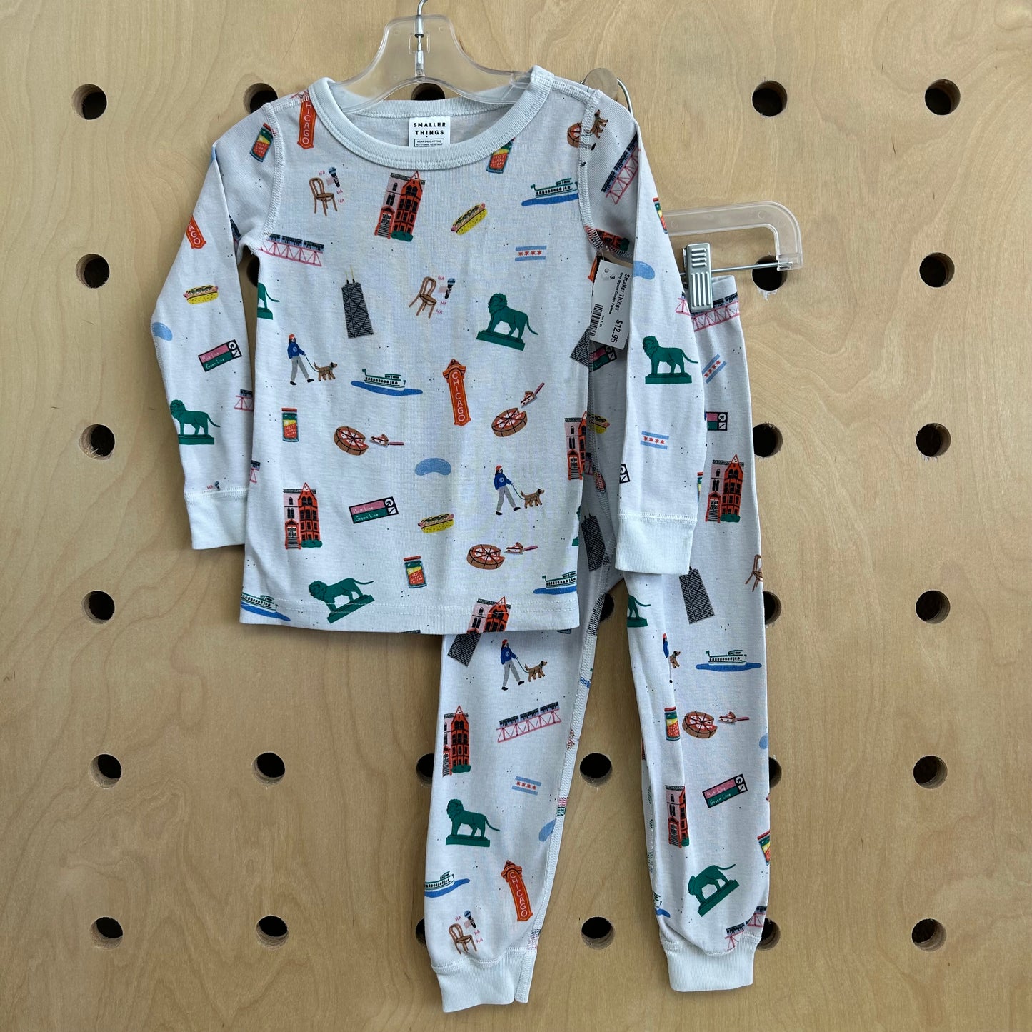 Grey Organic Chicago Pajamas