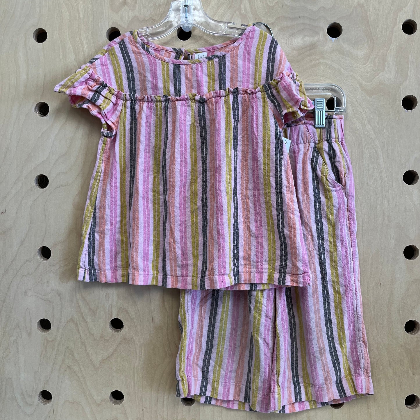 Pink Striped Outfit