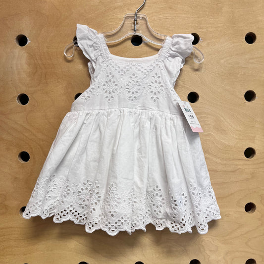 White Eyelet Dress/Bloomers