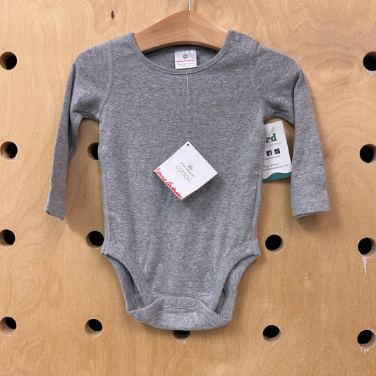 Organic Grey LS Bodysuit NEW!