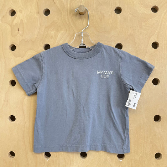 Grey Mama's Boy Tee