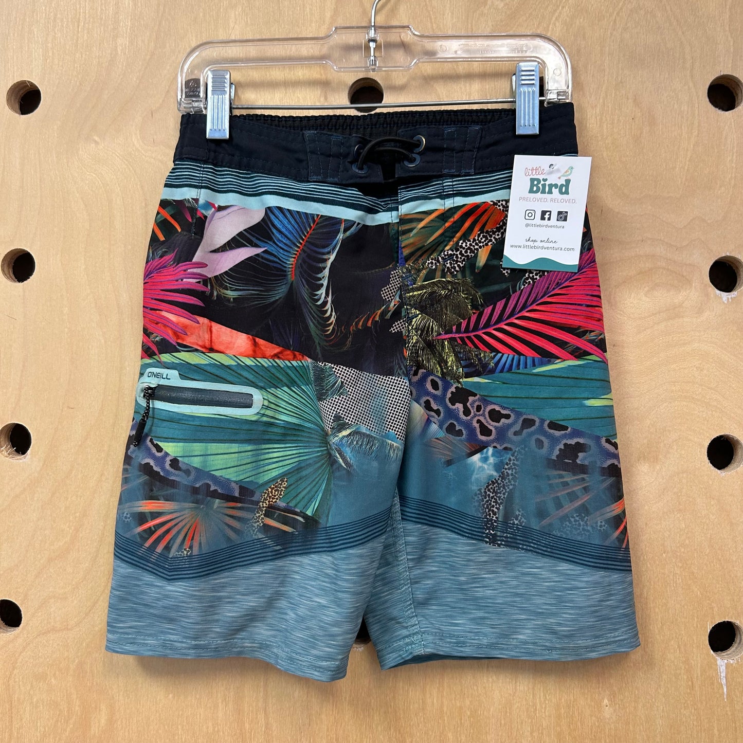 Tropical Scene Swim Board Shorts