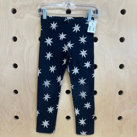 Black + Grey Starburst Leggings