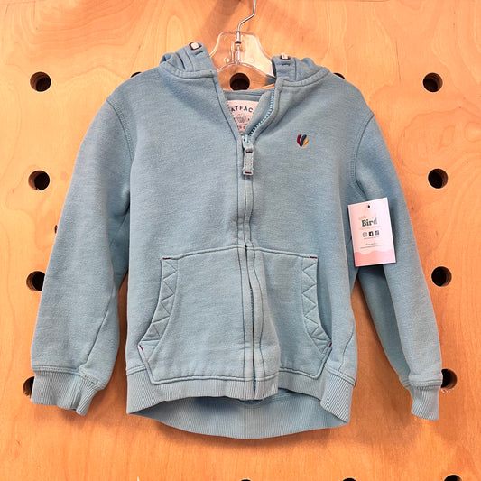 Blue Flamingo Zip Hoodie