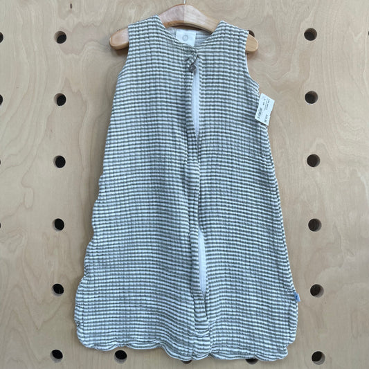 Grey Striped Sleep Blanket