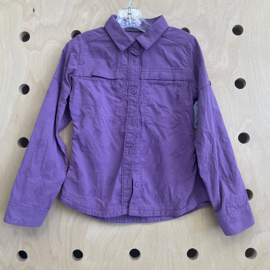 Purple WIlderness Button Up Shirt
