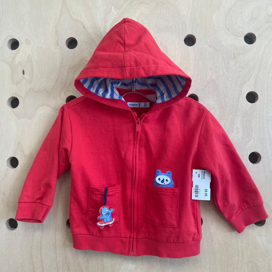 Red Zip Hoodie