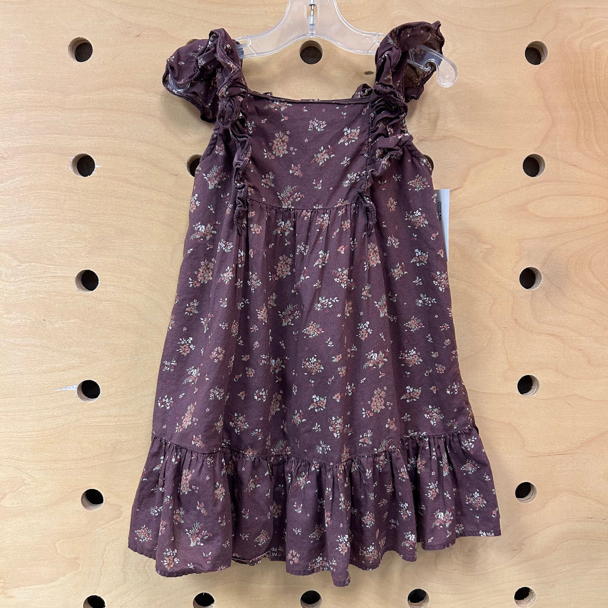 Plum Floral Dress