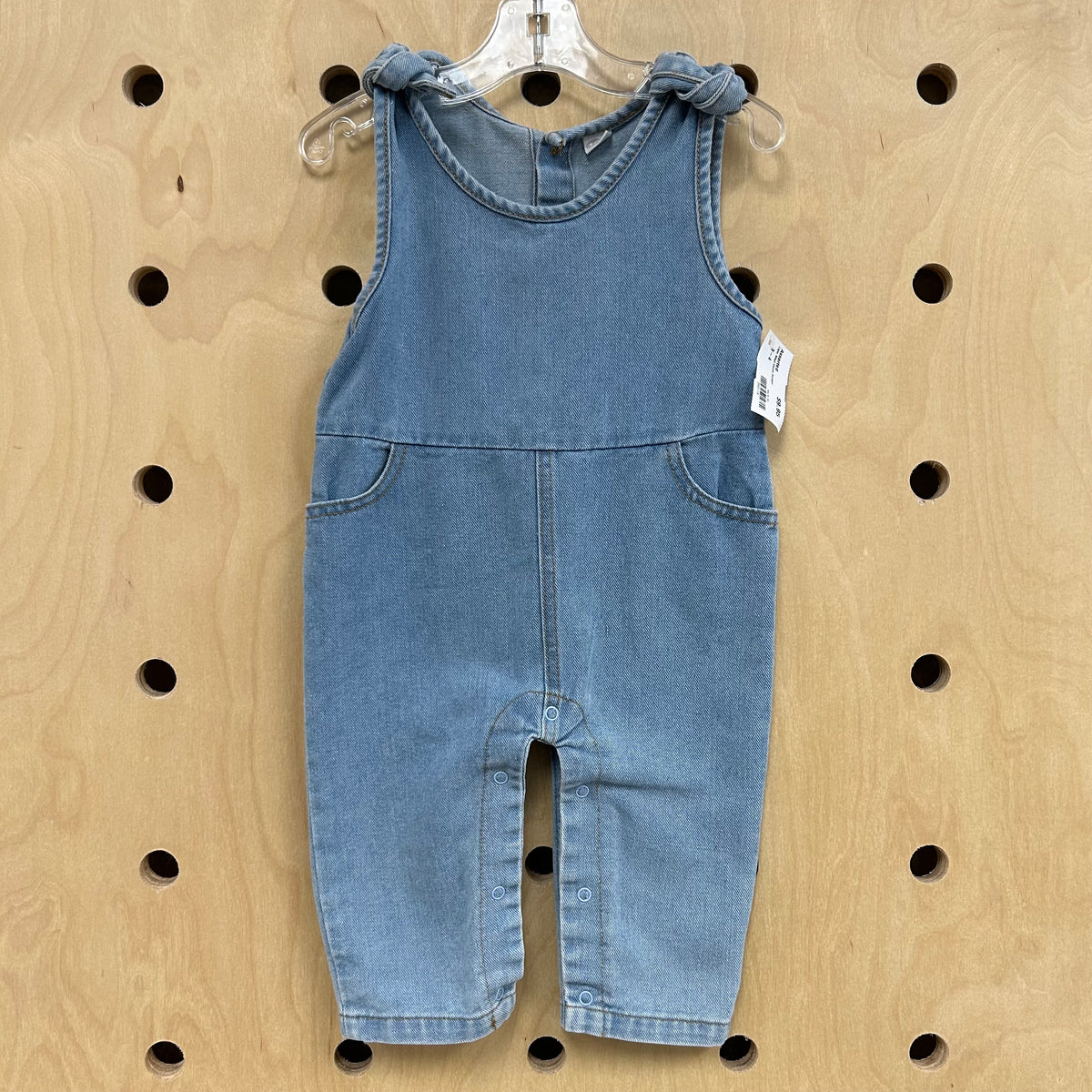 Light Wash Denim Romper