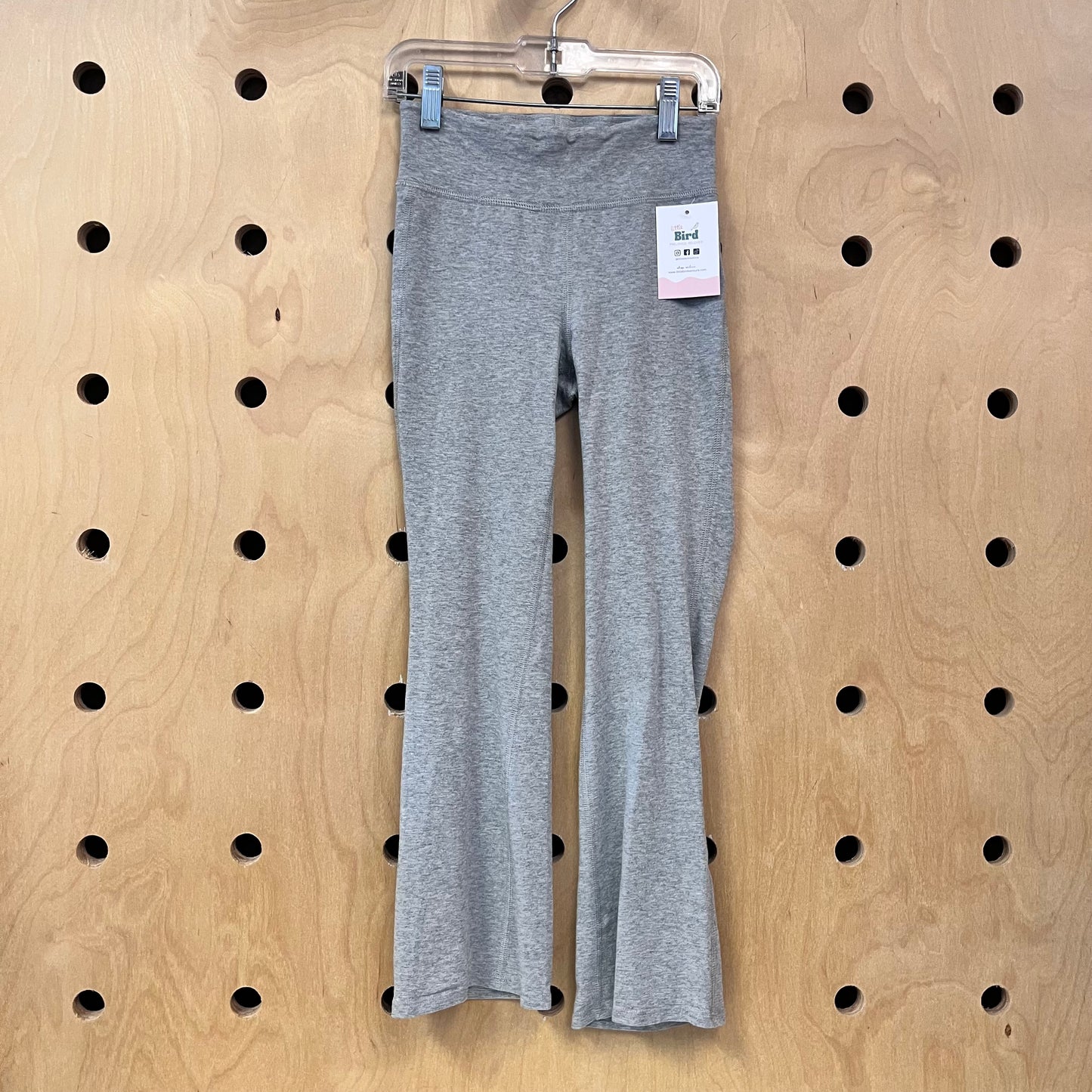 Grey Organic Blend Flare Leggings
