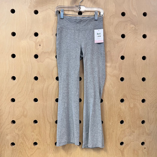 Grey Organic Blend Flare Leggings