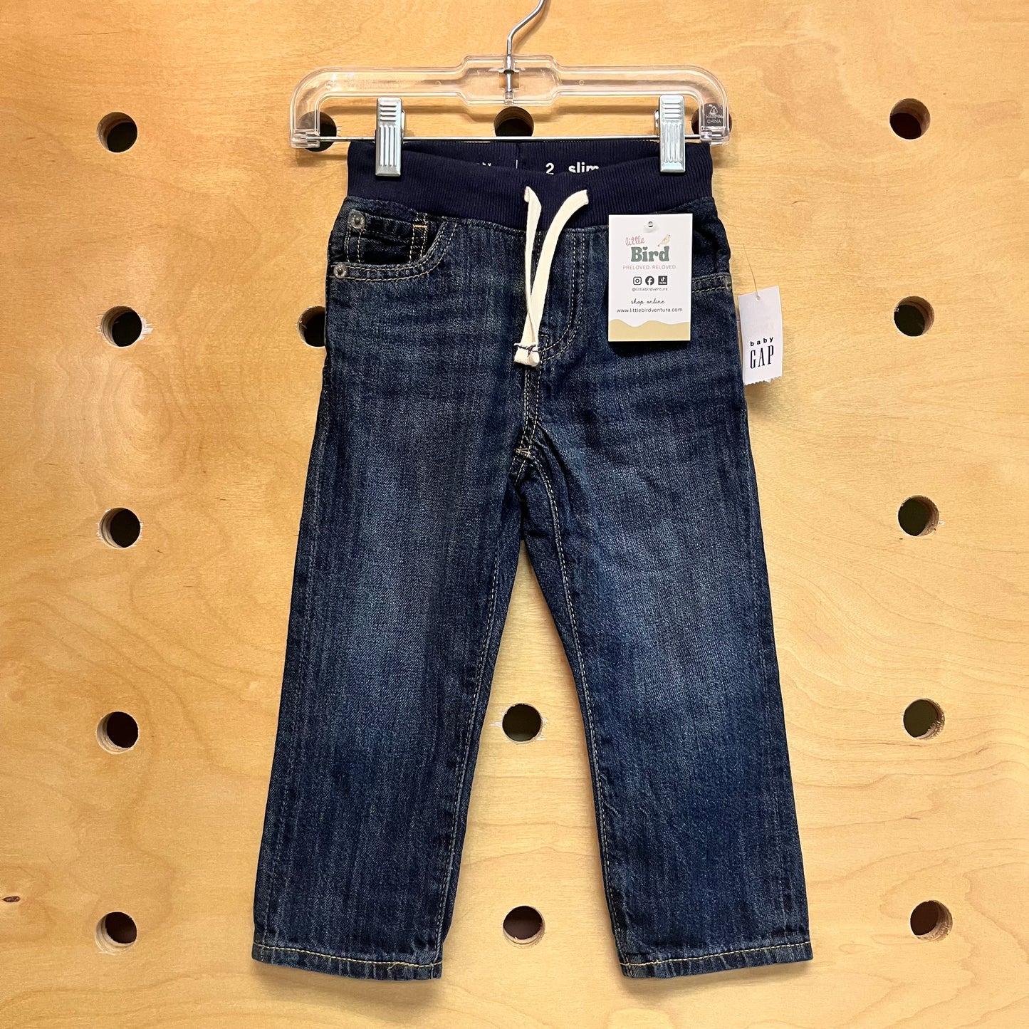 Blue Drawstring Denim NEW!