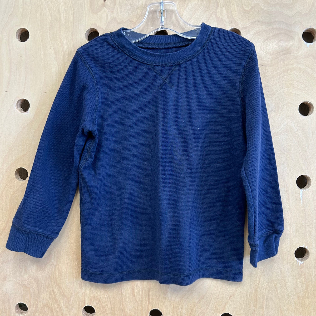 Navy Thermal LS Tee