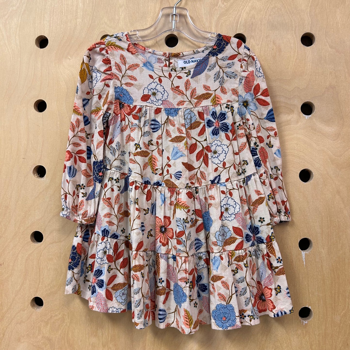 Peach Floral Dress