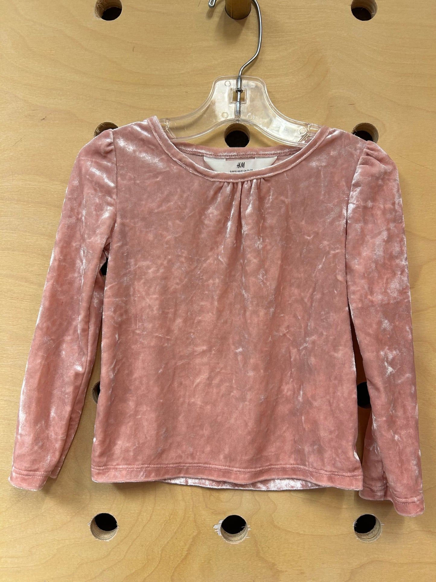 Pink Velour LS