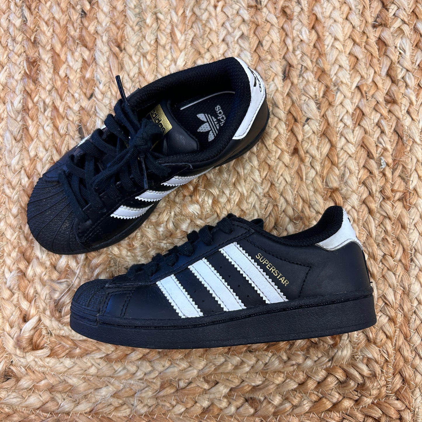 Black & White Superstar Sneakers
