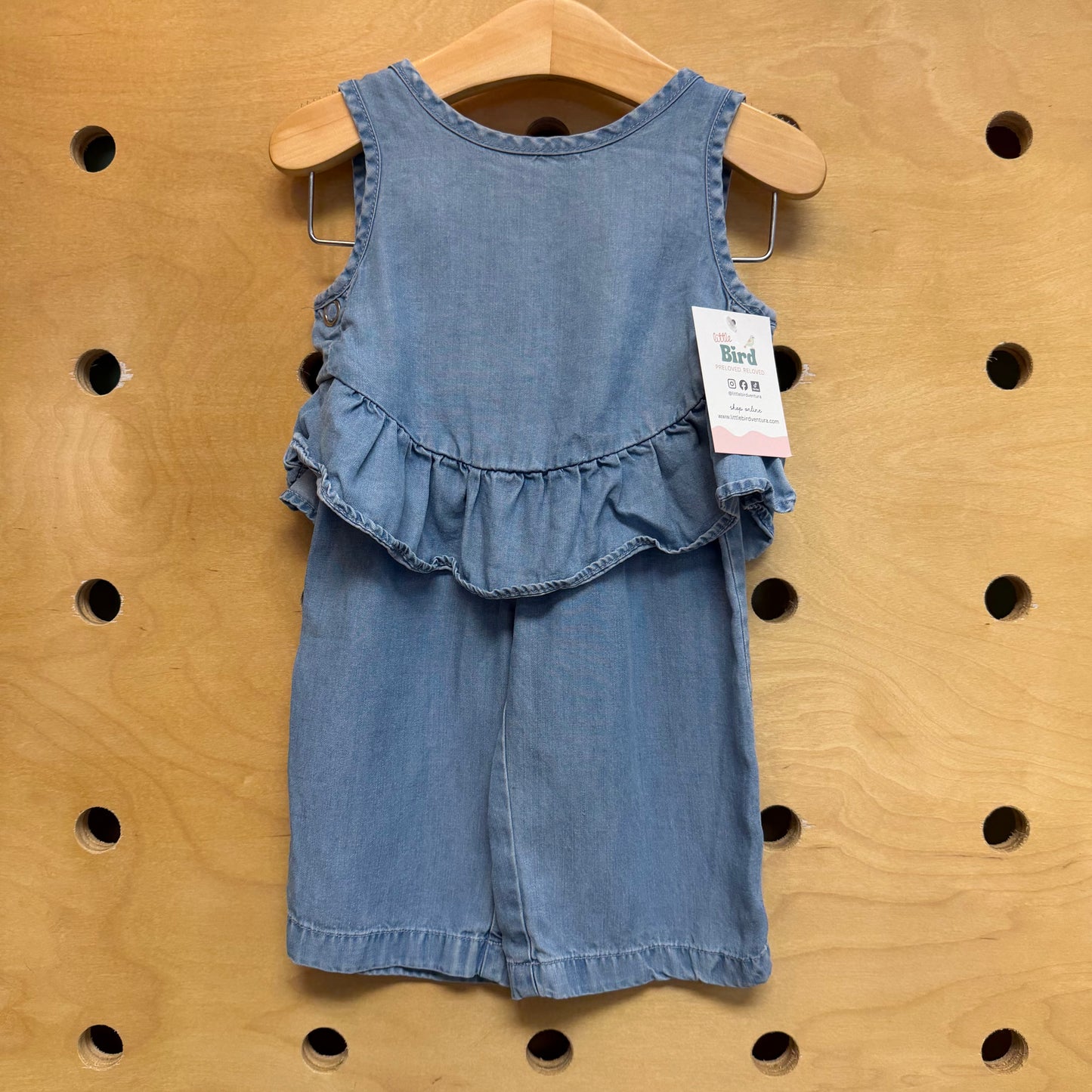 Blue Chambray Tank & Pants