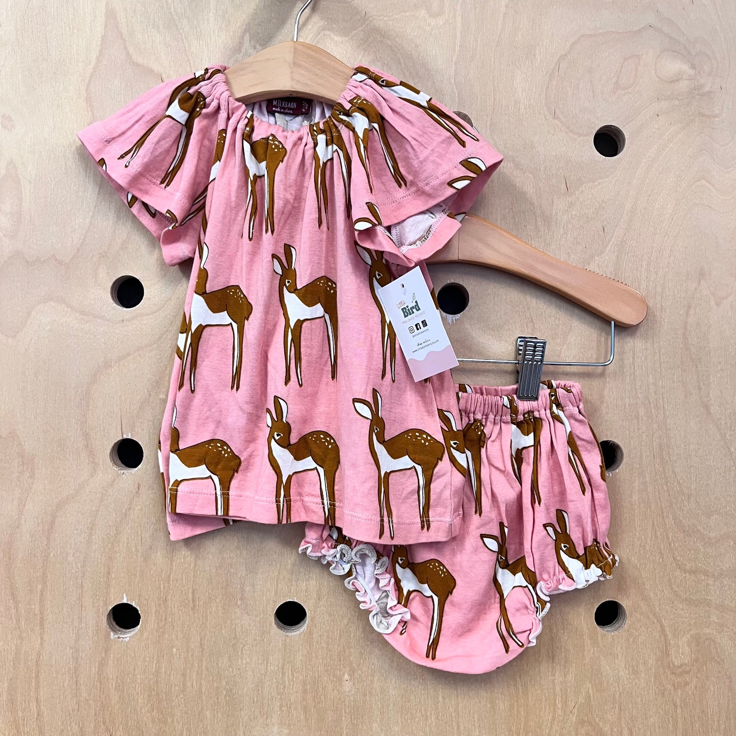 Pink Deer Bamboo Dress NEW!