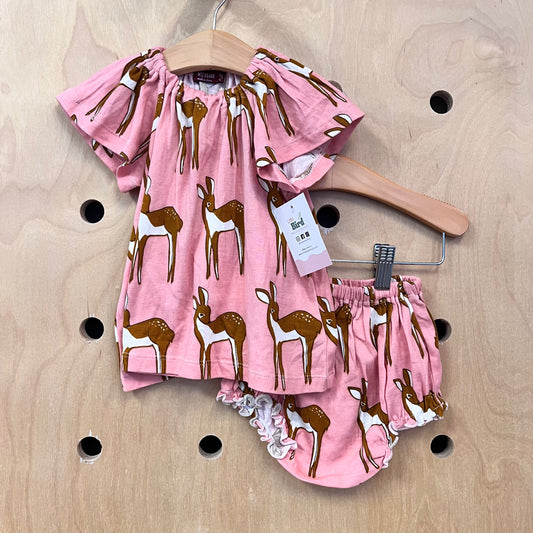 Pink Deer Bamboo Dress NEW!