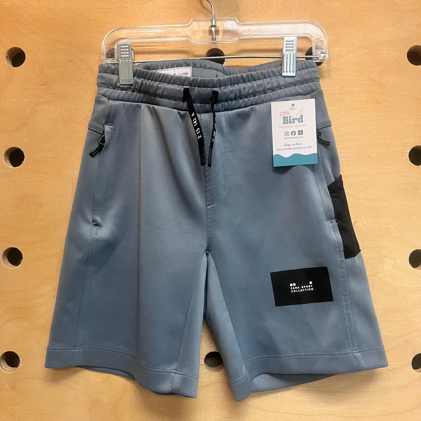 Blue/Black Active Shorts