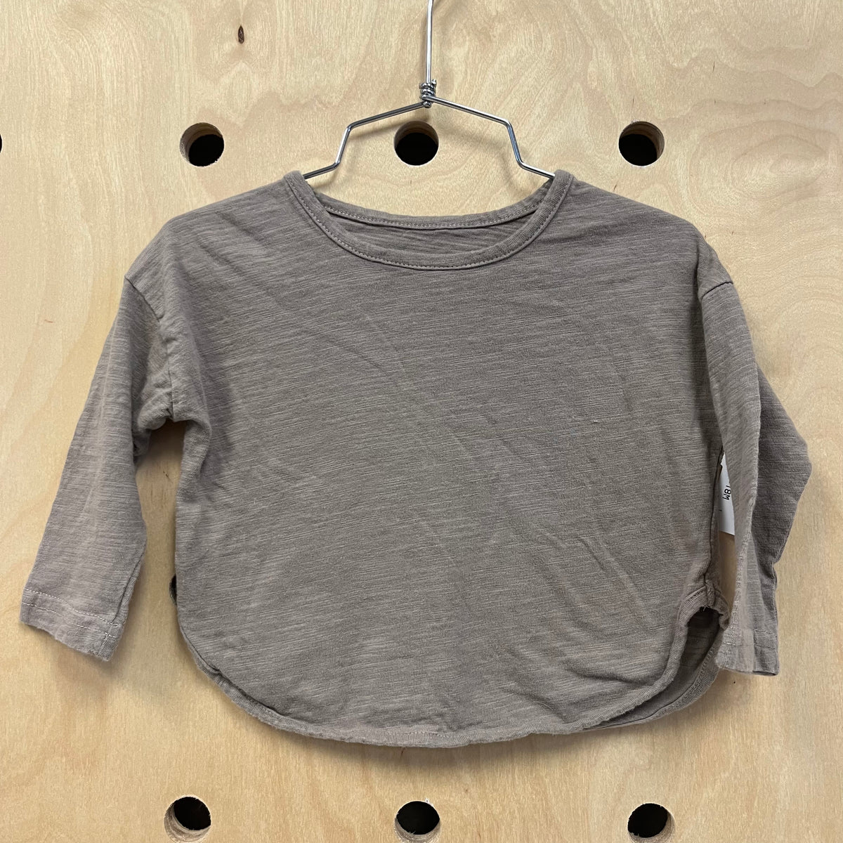 Taupe Long Sleeve Top
