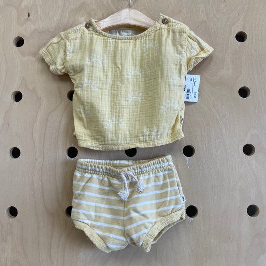Yellow Suns Gauze + Terry Outfit