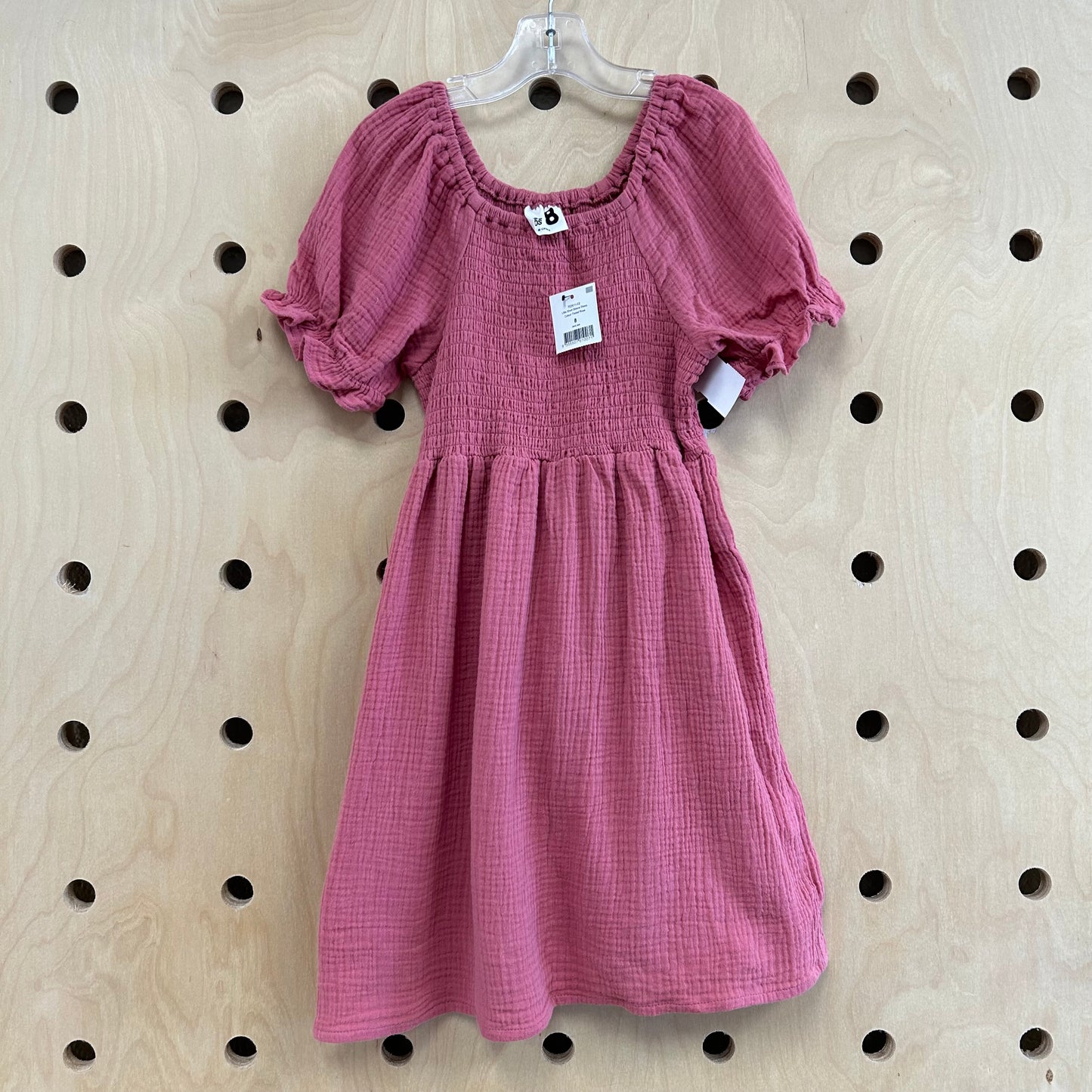 Dusty Pink Gauze Dress NEW!